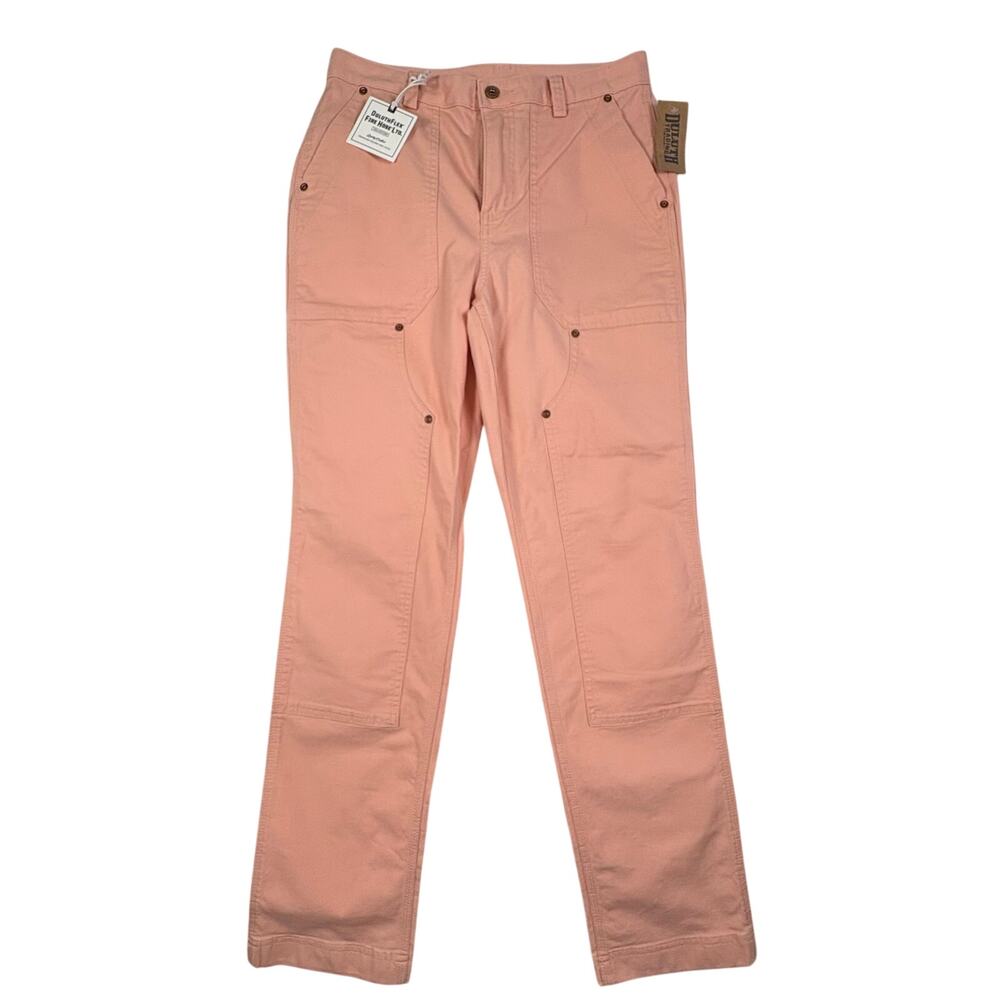 Duluth DuluthFlex Fire Hose Ltd. Slim Cargo Pants Women's 8x31 Blush NWT